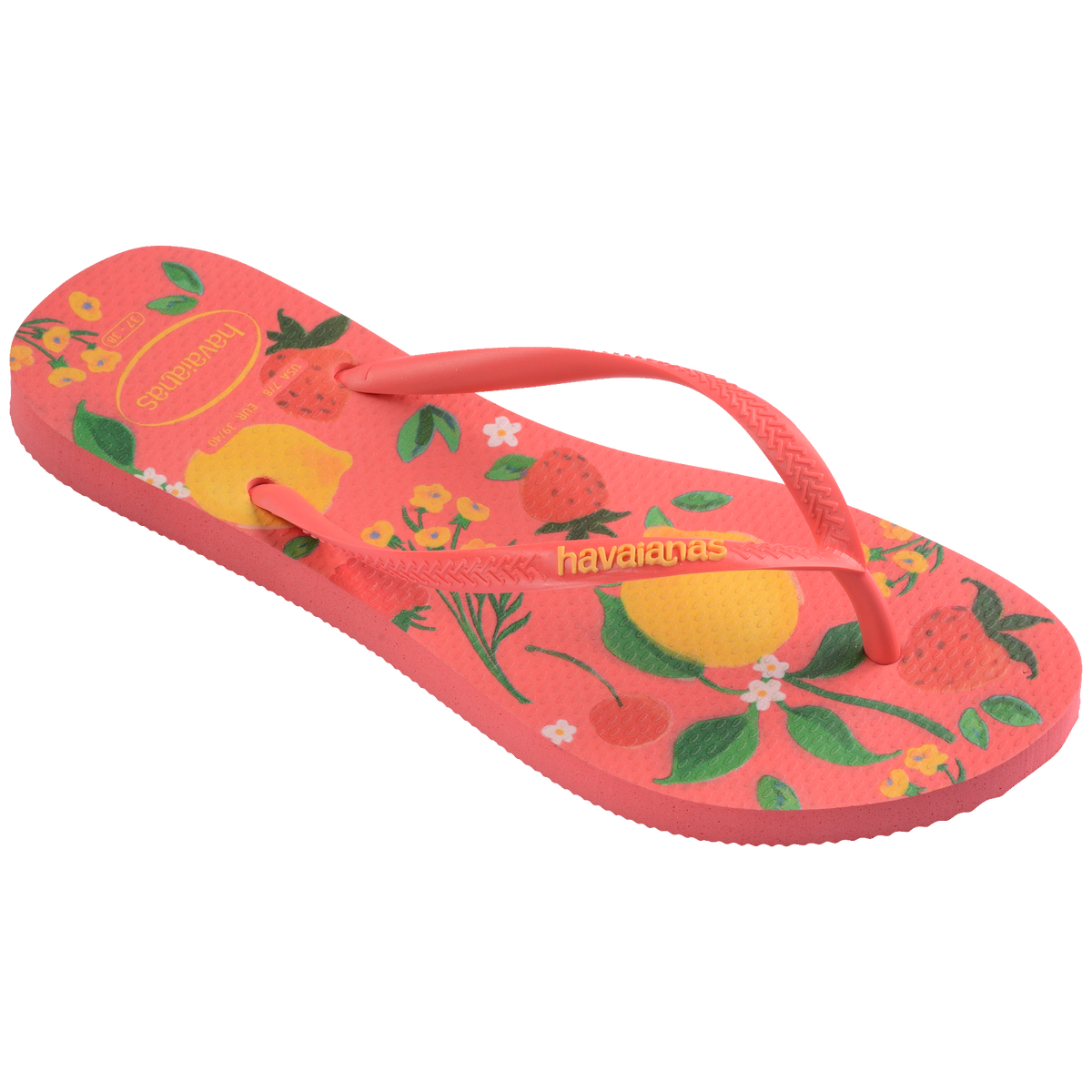Women's Summer Bliss Slim Flip Flops - TROPICAL CORAL