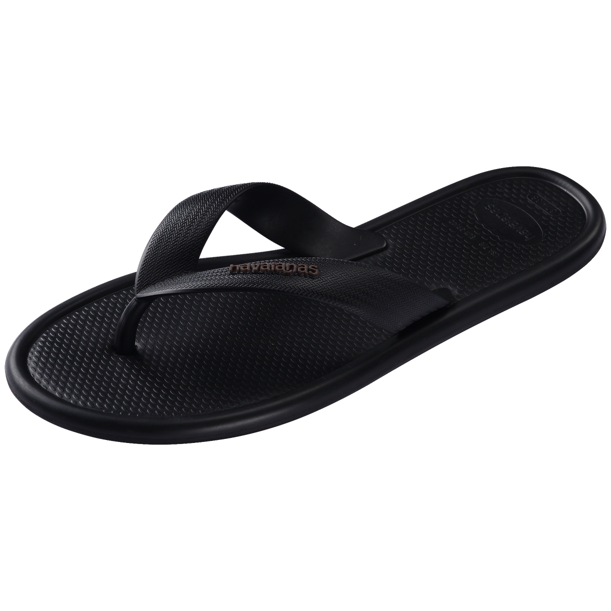 Women's Puffed Up Flip Flops - BLACK