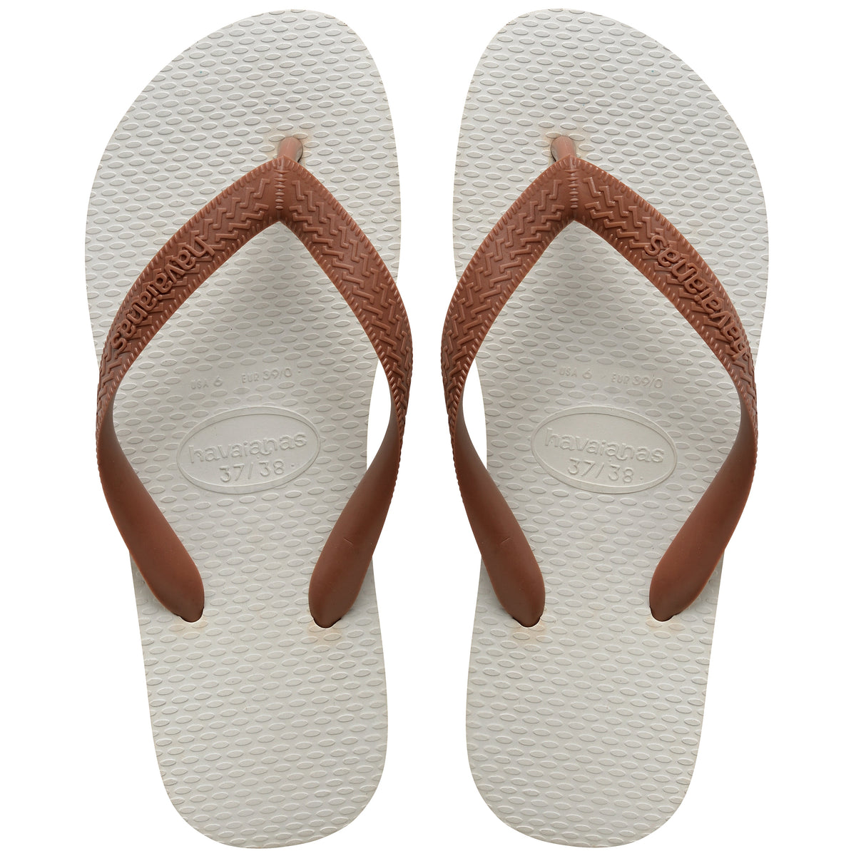 Women's Tradicional Flip Flops - RUST
